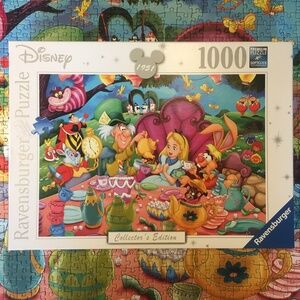 Ravensburger RARE EUC Disney Alice in Wonderland Collector's Edition Puzzle 1000